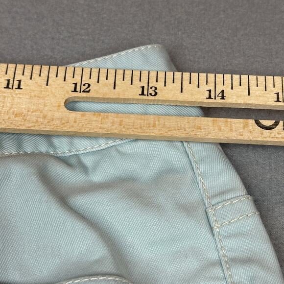 Eddie Bauer Capri Womens 2 Stretch Light Blue Mid Rise Cropped Jean Pants Spring - Picture 5 of 12